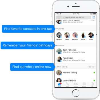 'Messenger', do Facebook, terá mudanças