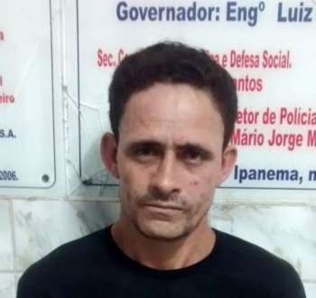 Erivan Correia dos Anjos, vulgo Nenem, foi preso na zona rural de São José da Tapera