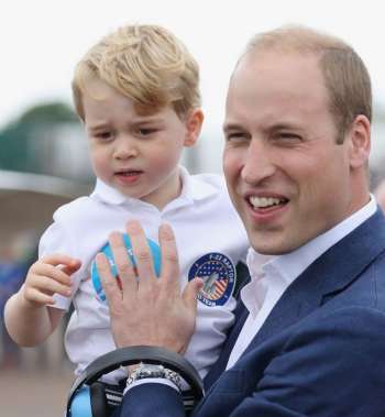 Príncipe William e príncipe George