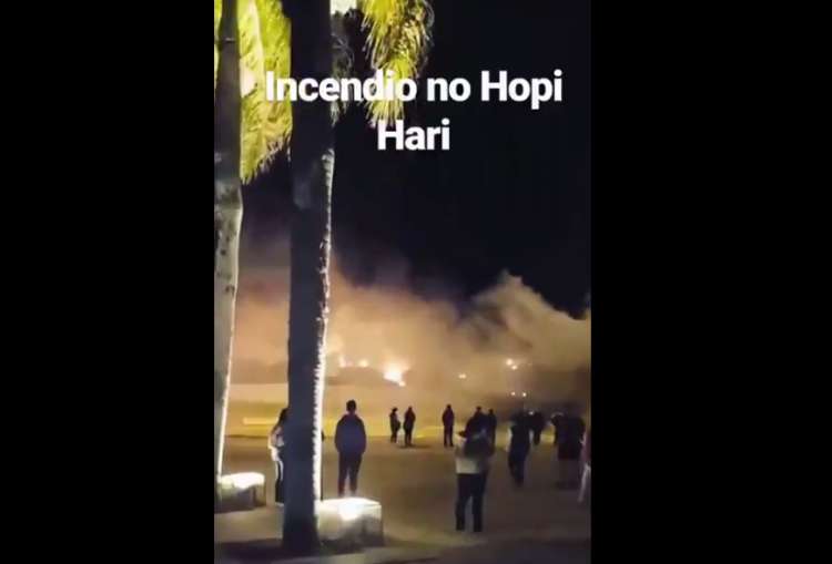 Hopi Hari em vídeo divulgado no twitter