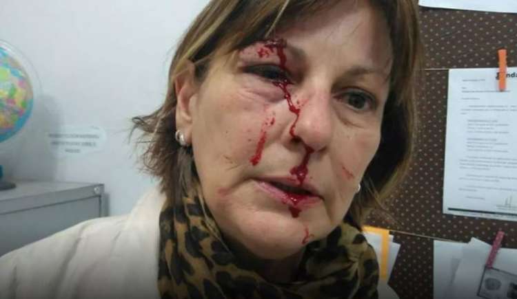 Professora Marcia Friggi foi vítima de agressão