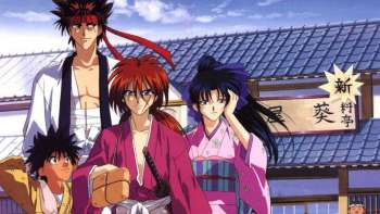 Personagens do mangá 'Rurouni Kenshin', conhecido no Brasil como 'Samurai X' 