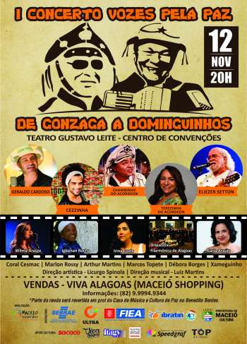  “I Concerto Vozes pela Paz” promove grande encontro musical em Maceió 