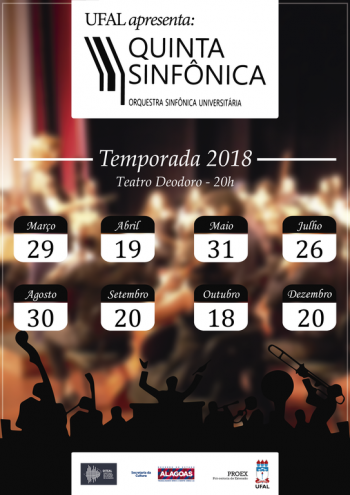 Temporada 2018 de concertos da Orquestra Sinfônica da Ufal