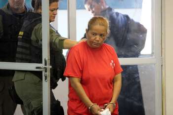 Arlene Régis dos Santos está sendo julgada no Fórum da Capital. Foto: Caio Loureiro 