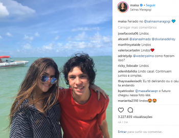 Maisa Silva curte feriado com namorado em Maragogi