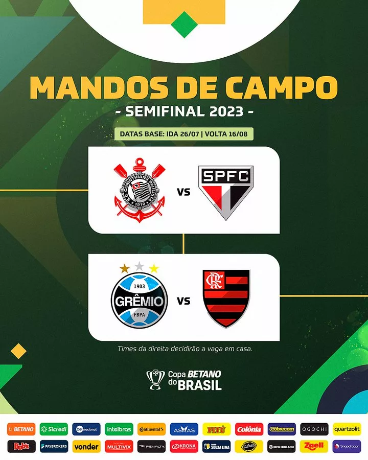 Final da Copa do Brasil 2023: veja datas e horários